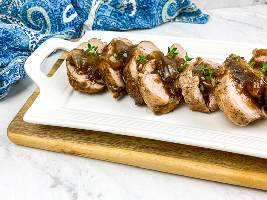 Balsamic Pork Tenderloin Medallions